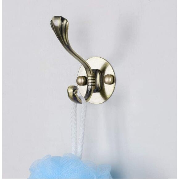 XYWHPGV Wall Hooks Zinc Alloy 4pcs Hooks Wall Storage Hanger 2-Pck - Picture 3 of 6